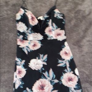 Floral bodycon dress